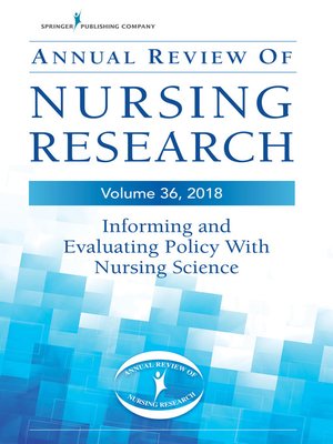 cover image of Annual Review of Nursing Research, Volume 36